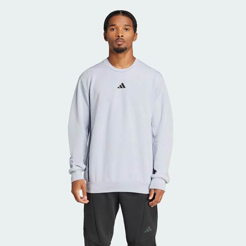 Adidas/阿迪达斯 男子运动健身长袖圆领卫衣套头衫 JP0927