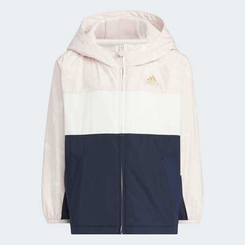 Adidas/阿迪达斯 儿童 JACKET 运动休闲连帽夹克外套 JF3880