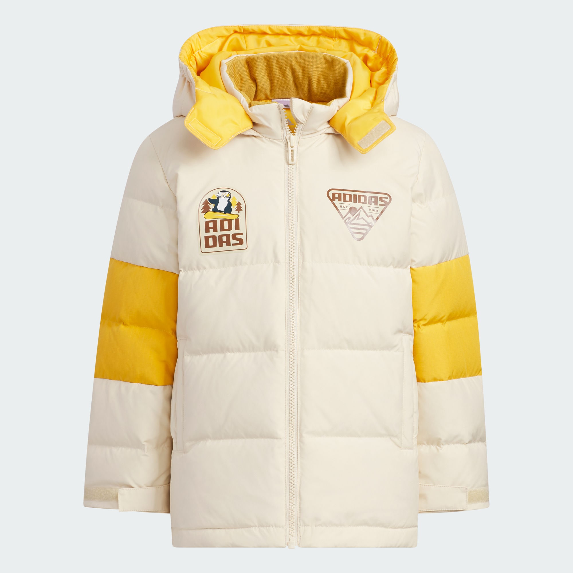 Adidas/阿迪达斯 大童运动休闲560蓬连帽鸭绒羽绒服 IN5219