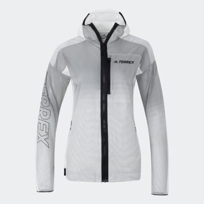 Adidas/阿迪达斯 女子 TERREX 运动户外越野跑连帽夹克 GP1976