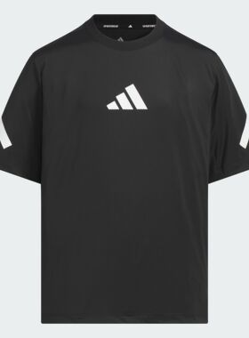 Adidas/阿迪达斯 大童亲子黑标制服凉感运动休闲短袖T恤 JW7062