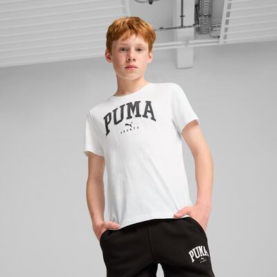 PUMA/彪马 大童 SQUAD 舒适休闲短袖运动T恤 682772