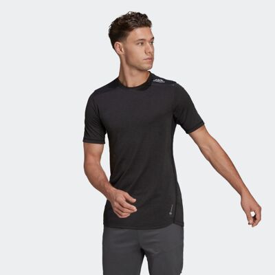 Adidas/阿迪达斯 男子TRAINING TEE 速干运动修身短袖T恤 HE5441