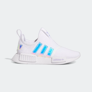 360 SHOES 阿迪達(dá)斯 一腳蹬運(yùn)動休閑鞋 GX3321 兒童NMD Adidas
