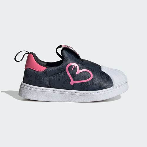 Adidas/阿迪达斯 儿童三叶草贝壳头一脚蹬运动学步鞋 IF3553