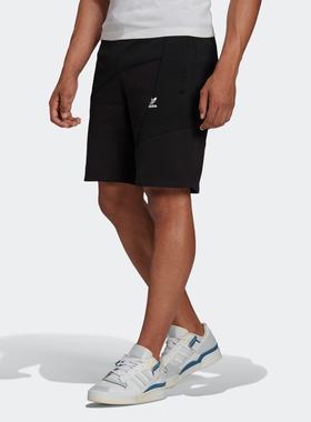 Adidas/阿迪达斯 男女三叶草 SHORTS舒适透气拼接运动短裤 HG1442