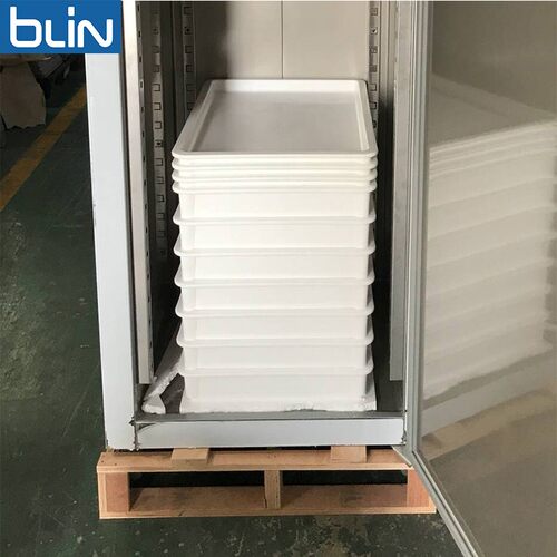 披萨面团周转箱比萨冷发周转箱白色面团存储箱盖批萨盒DOUGH箱