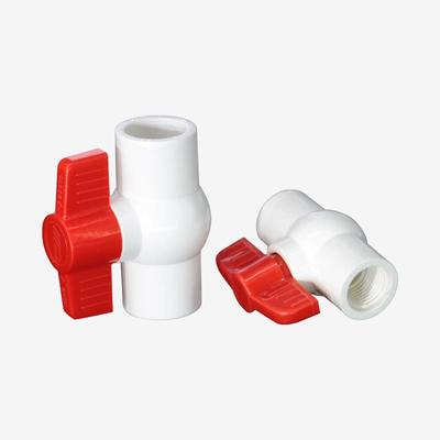 pvc水管阀门球阀给塑料