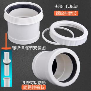 聯(lián)塑PVC排水下水管止水環(huán)大便接口伸縮節(jié)透氣帽穿樓板雨水斗配件
