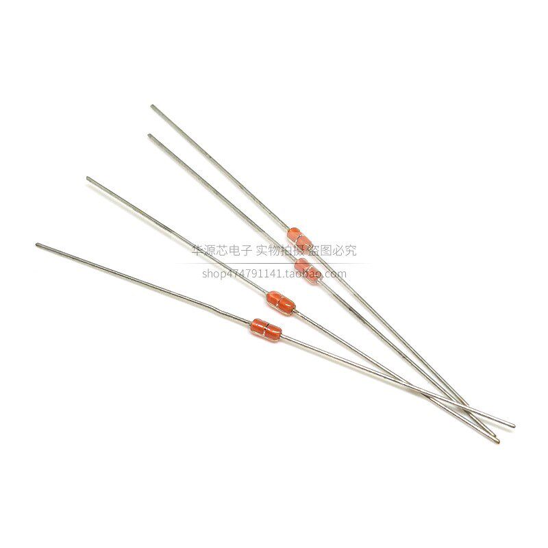 MF58玻封型热敏电阻NTC 5K10K50K100K B值:3950电磁炉温度传感器