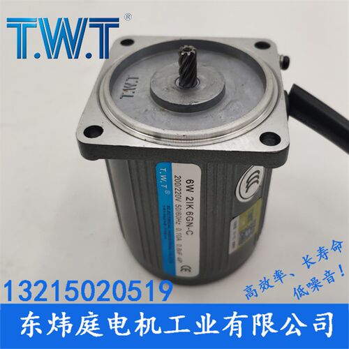 TWT电机 6W减速电机2IK6GN-C 2RK6GN-C 2IK6A-C台湾东炜庭电机