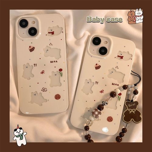 ins奶呼呼小熊适用苹果手机壳