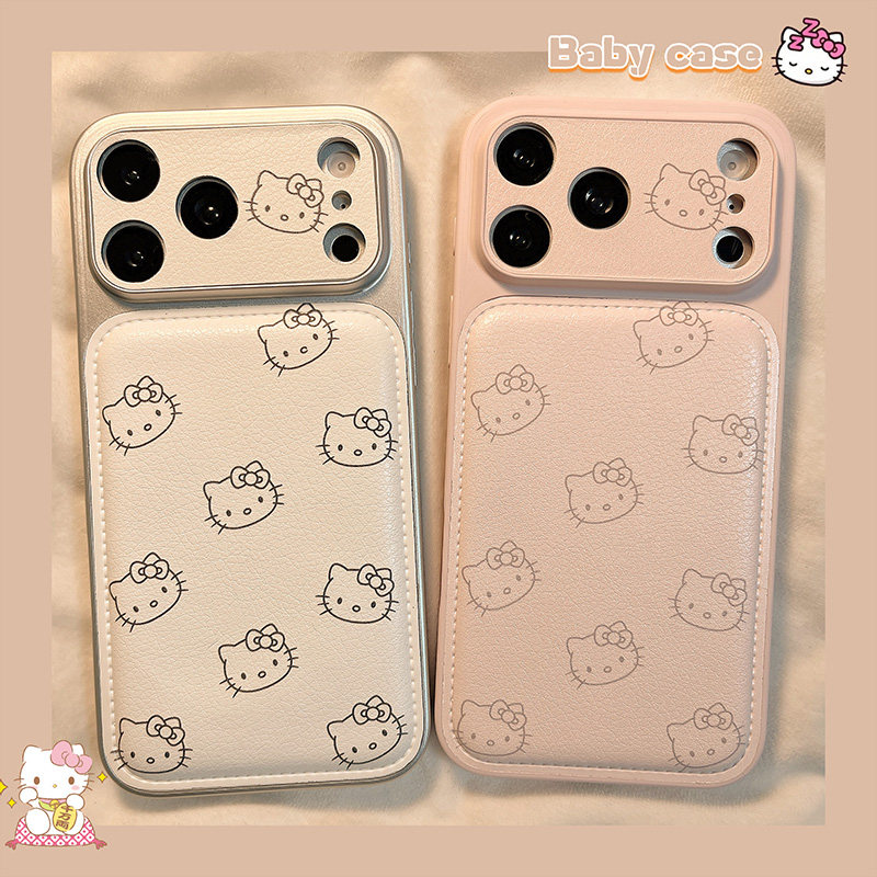 可爱卡通凯蒂猫适用苹果手机壳