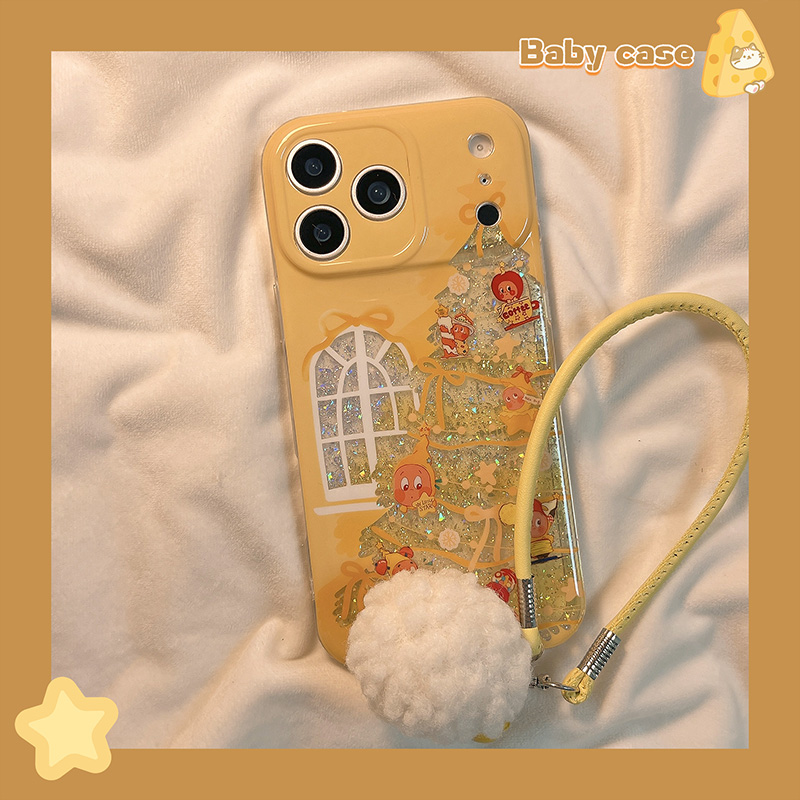 可爱星星人圣诞树适用苹果手机壳