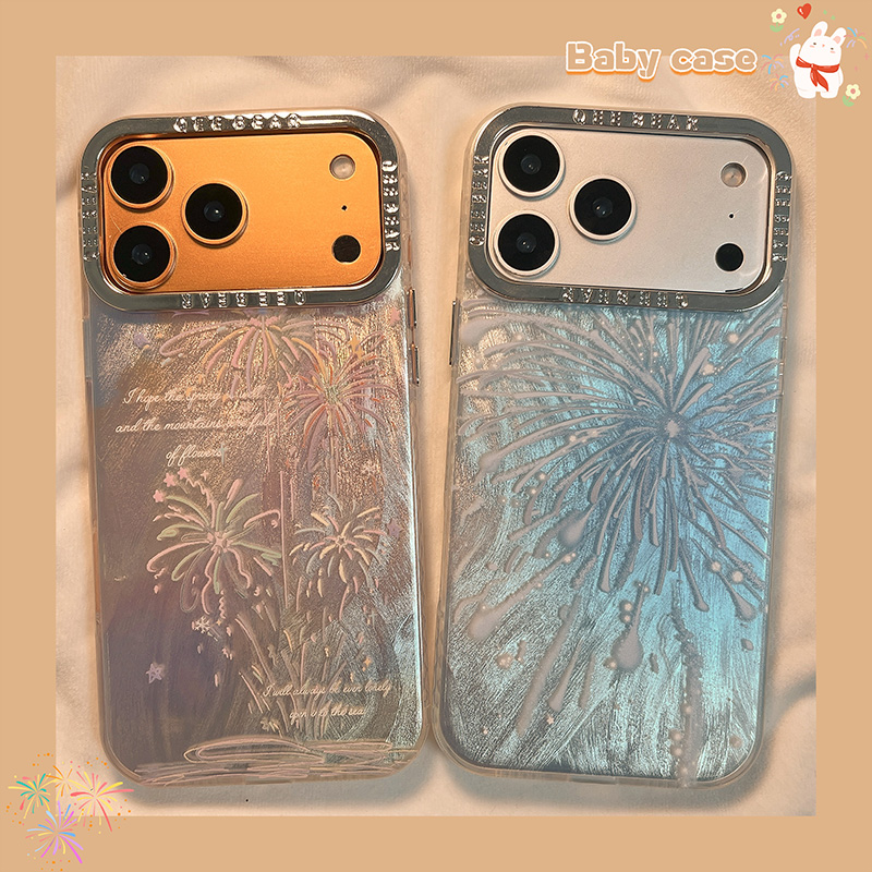 ins梦幻唯美烟花适用苹果手机壳