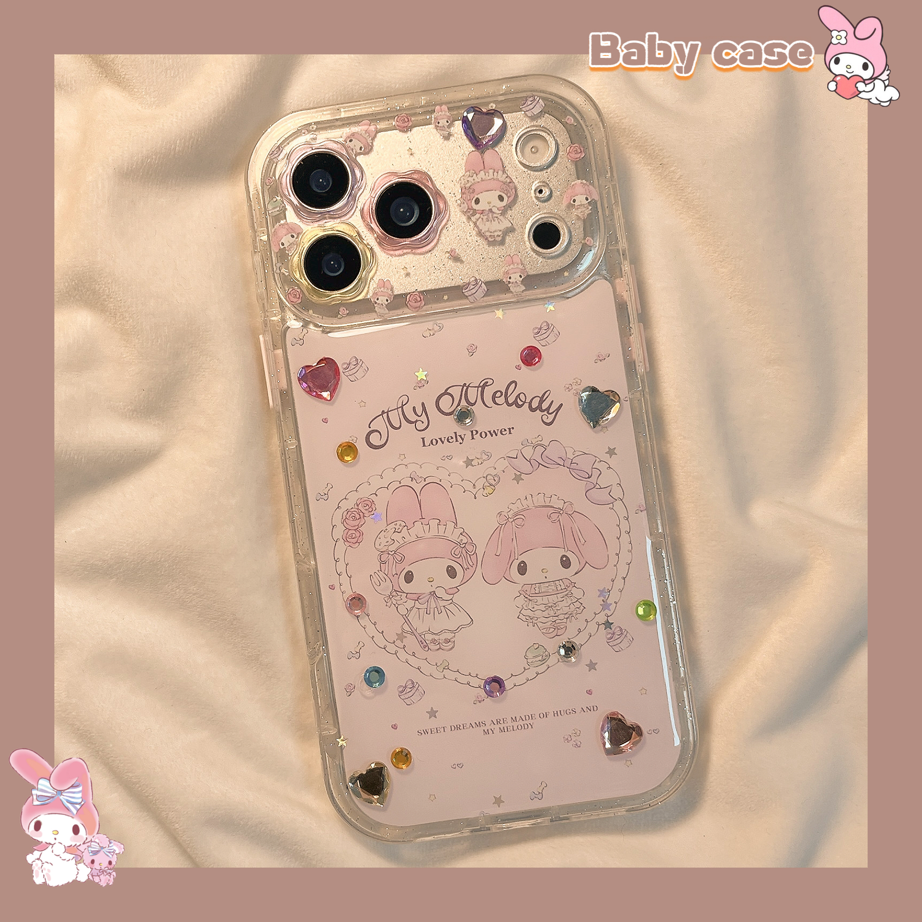 少女粉可爱美乐蒂适用苹果手机壳