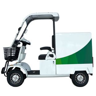 小巴士电动四轮环卫车农村小区垃圾清运车挂桶运输车城市清洁车