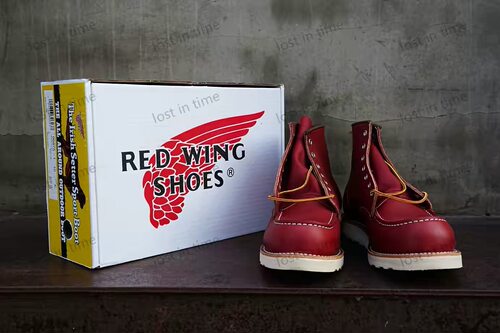 redwing 8875 限定狗标经典款6寸固特异手缝工装靴美国制 现货