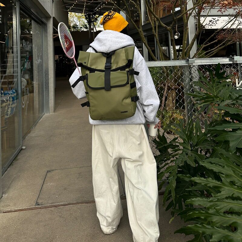 英国 Cape Kara 外贸潮牌高级感休闲双肩包男款大容量书包女