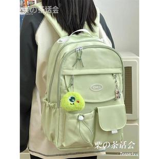 英国 MK DW高颜值双肩包女 ins风大容量轻便短途旅行揹包高中学生