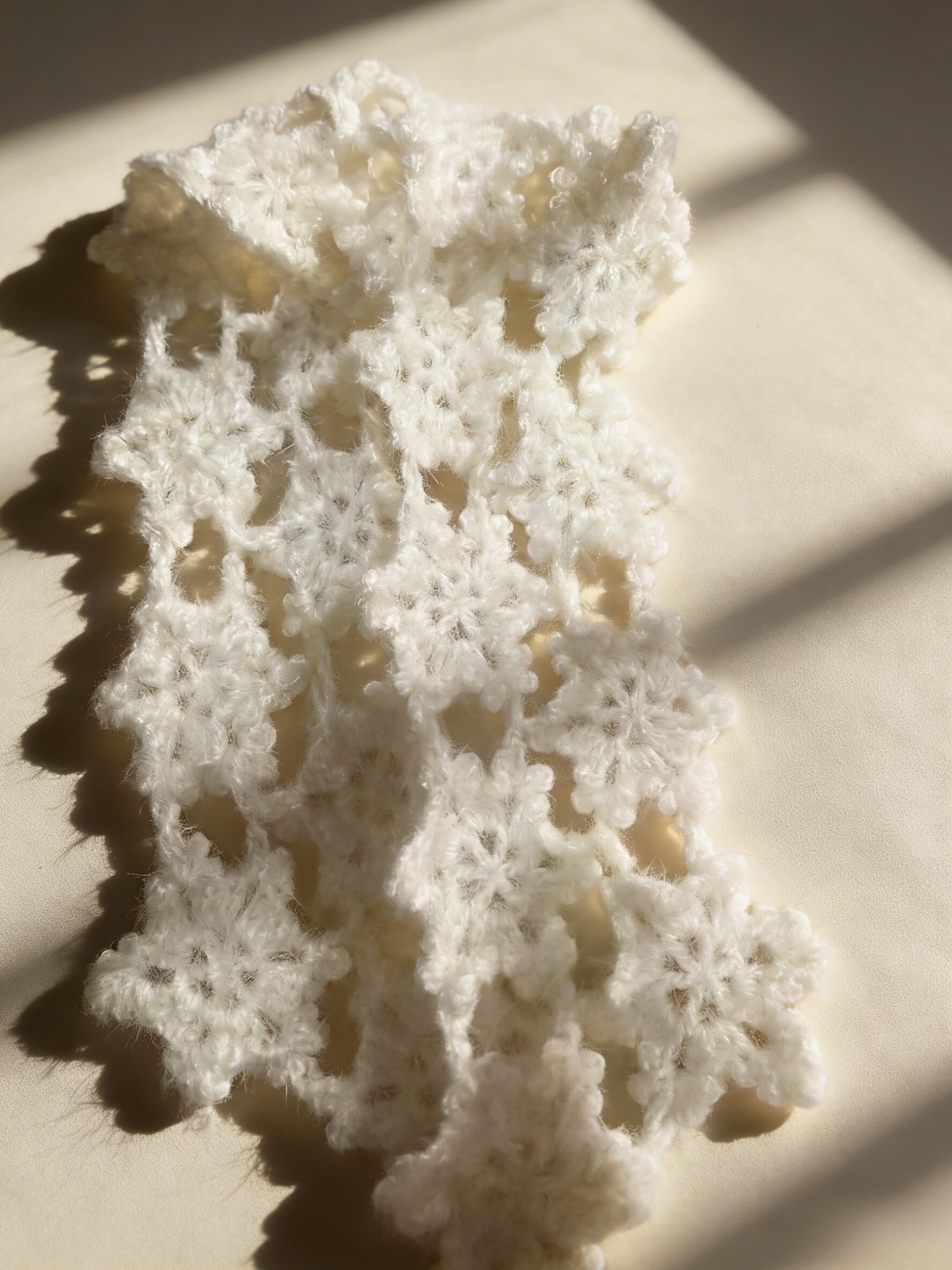 乐享织物集雪花围巾手工编织毛线围巾新手零基础2026新款材料包