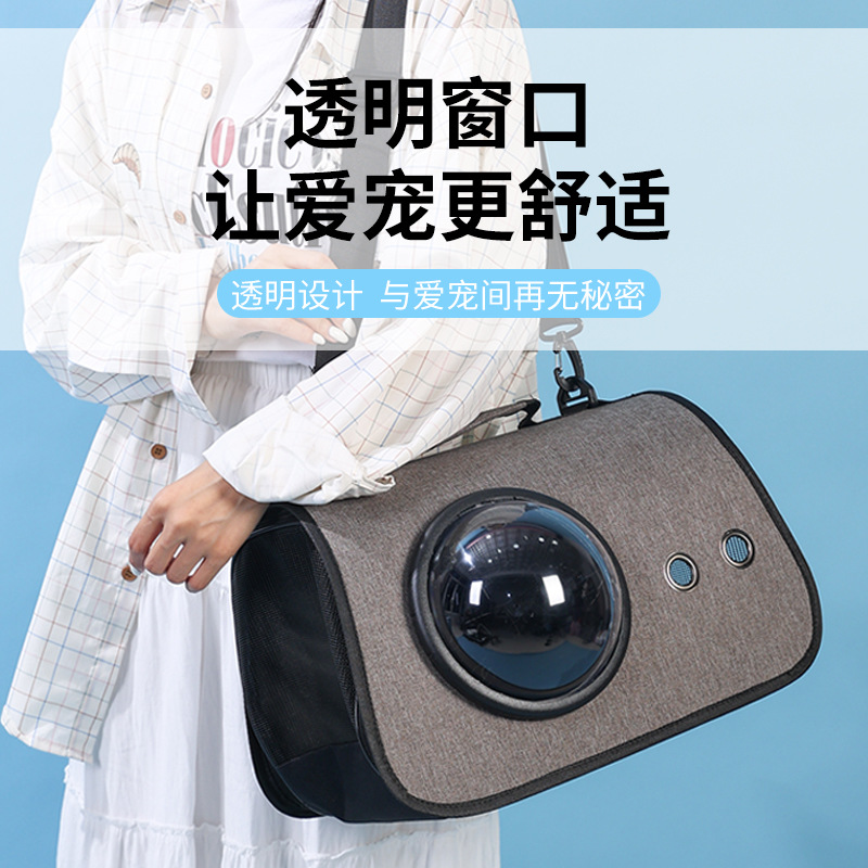 手提猫包新款太空罩折叠宠物包