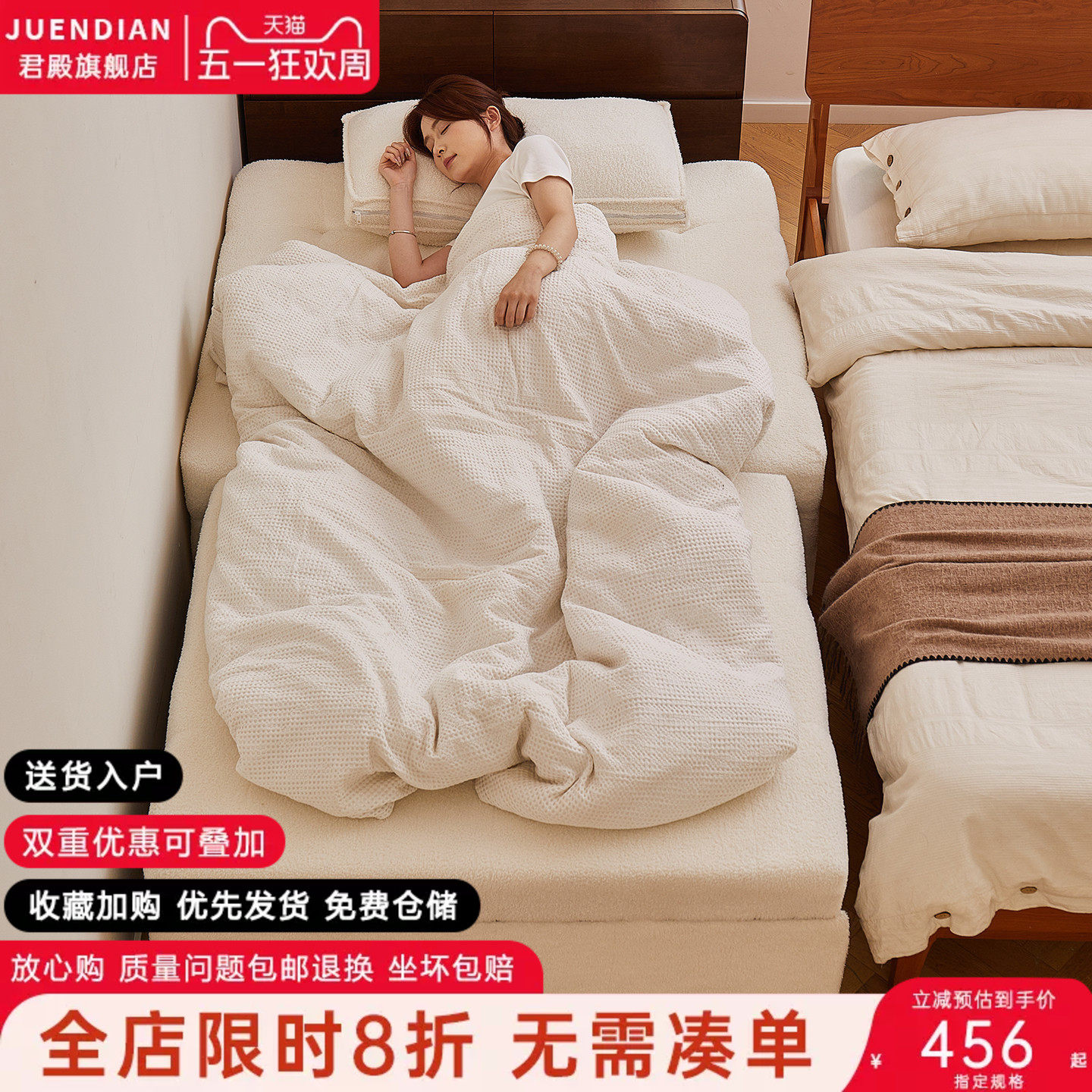 单人沙发床折叠两用2025新款小户型客厅多功能二合一抽拉伸缩沙发
