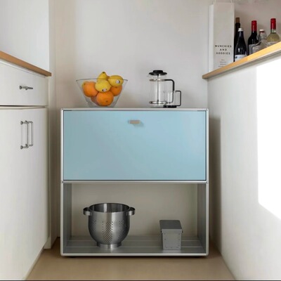 Flat Point柜模块组合柜铝材客厅餐边柜金属设计师柜子置物收纳