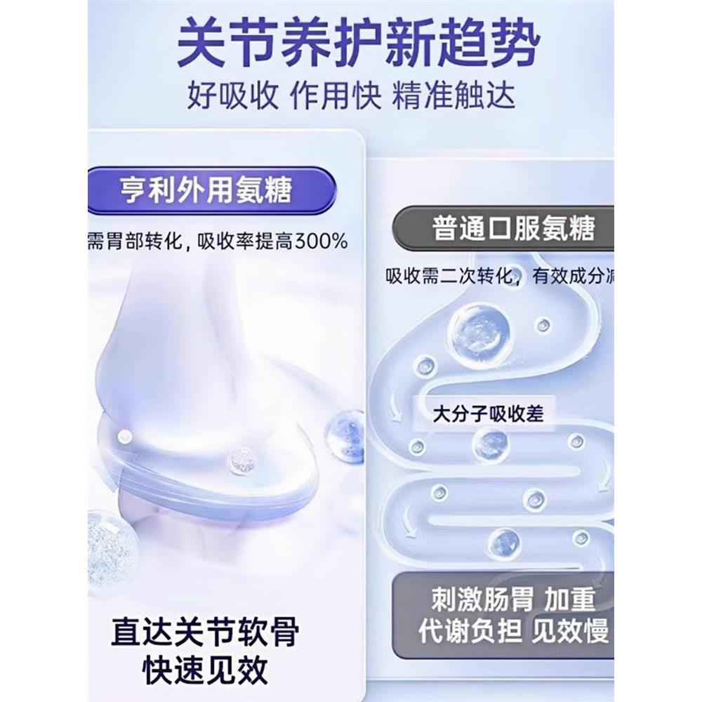 德国正品外用氨糖软骨素涂抹凝胶关节颈椎肩周膝盖软膏正品小蓝管