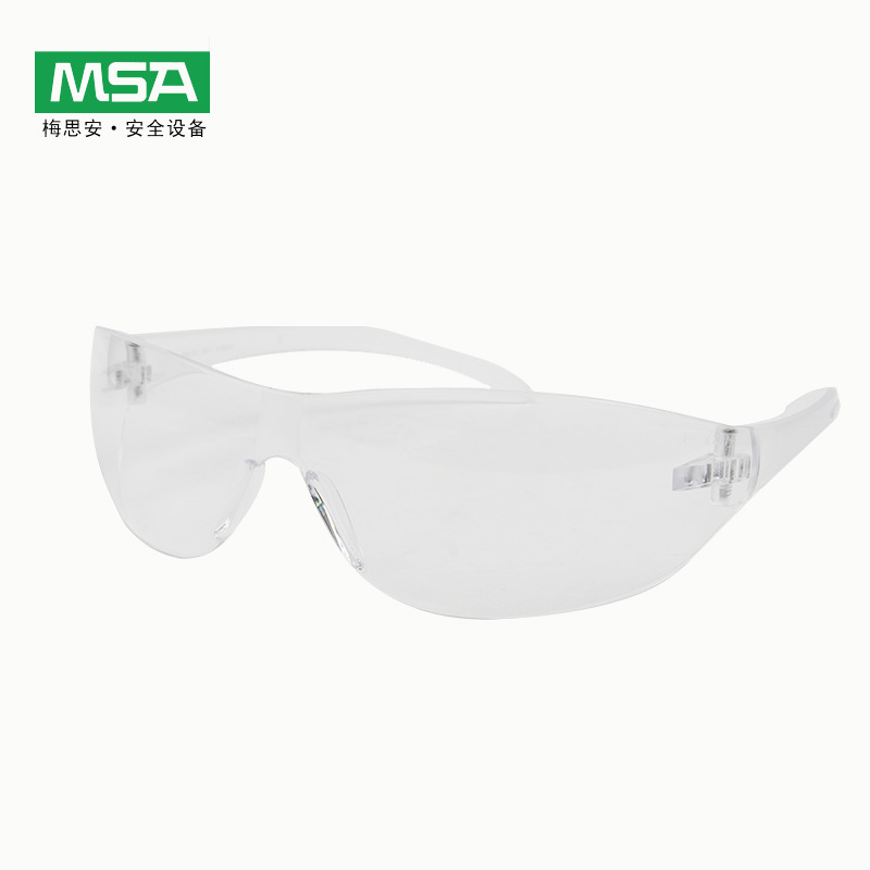 梅思安护目镜9913279防飞溅防冲击打磨放灰尘透明骑行眼镜男女