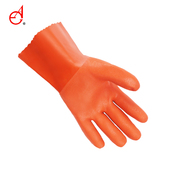 东亚耐油手套508防化耐油耐酸碱防滑防水加厚化工劳保工作手套