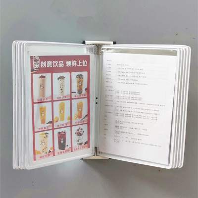 10页翻页文件夹蜜雪冰城配比表