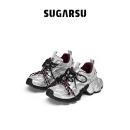 SugarSu酥履25复古增高绑带老爹女鞋 白鹿同款 秋季 双11预售