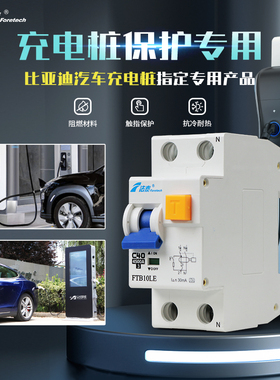 法泰FTB10LE-A型断路器比亚迪新能源汽车充电桩空开漏电保护开关
