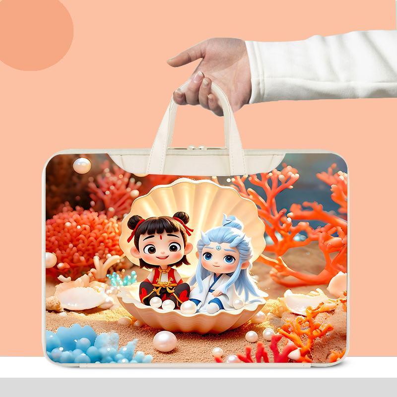 适用于学而思学习机Xpad二代收纳包2024新款Xpad2 Pro手提袋max14寸便携防摔内胆包12.35卡通儿童电脑收纳袋