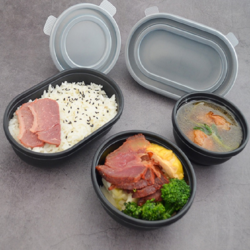 一次性碗饭盒可微波加热塑料小号