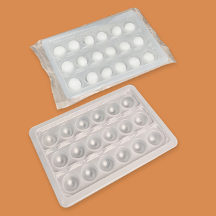 汤圆包装盒一次性托盘商用冷冻元宵托盒子塑料分格汤团外卖打包盒