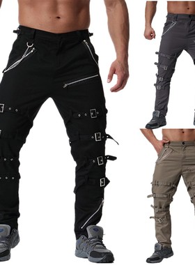 New fashion men's young men personality metal decoration