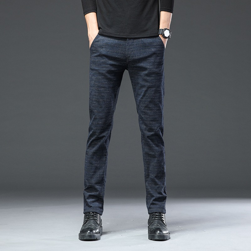 2022新款秋季男士休闲直筒长裤修身韩版男裤Men's casual pants