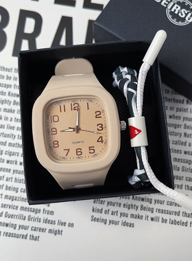 公务员考试专用手表女款学生初高中潮流简约气质学院风学霸石英表