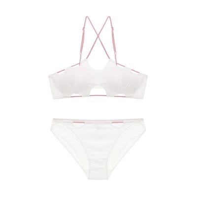 法式小胸服帖挂脖式文胸