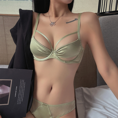 性感法式蕾丝超薄大码文胸