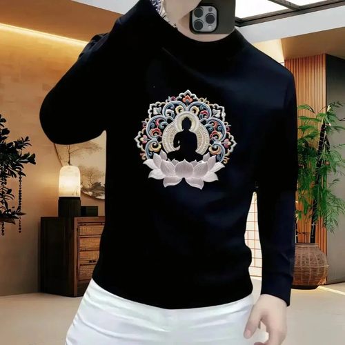 Scott服饰男士轻奢秋冬k圆领个性卫衣潮流重磅时尚男士加绒加厚保