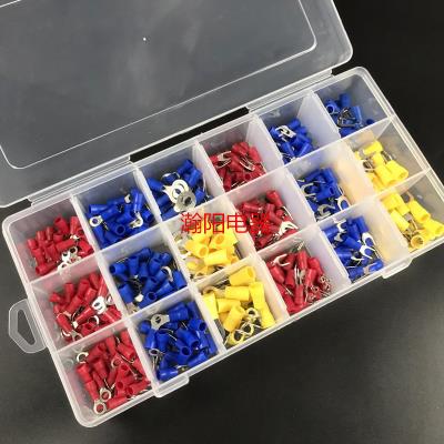 o端盒型母预型套合冷接子组端端圆h压u接缘绝叉子装形公线头型i.