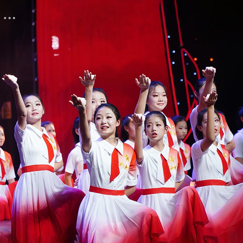 六一儿童合唱服演出服中小学生大合唱团男女童爱祖国诗歌朗诵服装