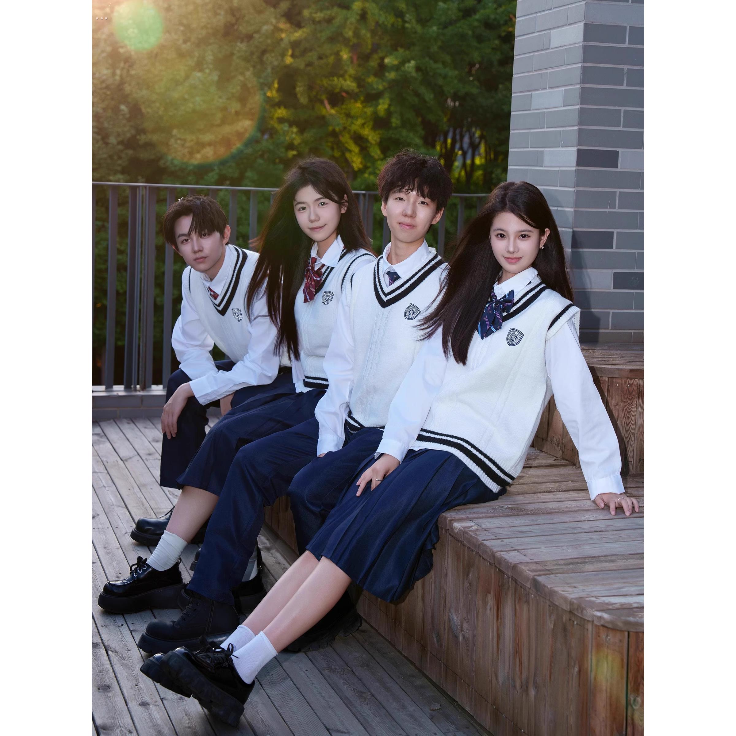 高初中学生班服学院风春季运动会套装成人合唱团诗歌朗诵演出服