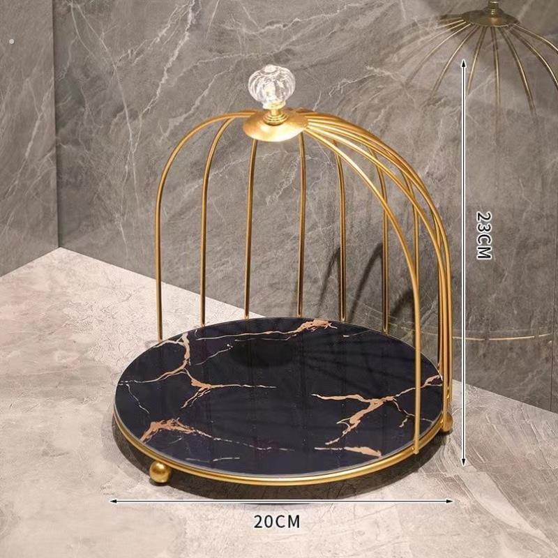 轻奢卫生洗手间洗漱台面置物架浴室厕所桌面梳化妆用品双层收纳盒