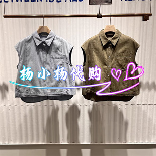 商场女装 文艺翻领宽松马甲夏日浪迹光 BDT2CD1679新款 衣播2026夏季