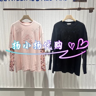 印花圆领T恤停栖树梢 商场女装 白鹭 BDT1YD1232新款 衣播2026春季