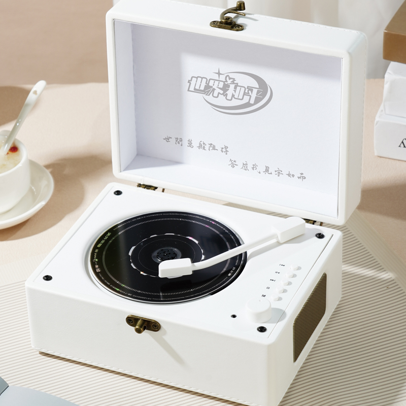 蝉鸣林静cd机唱片明星专辑光盘光碟播放器蓝牙复古音响礼品定制